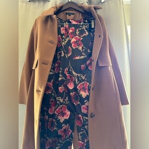Women”s Brown wool trench coat
